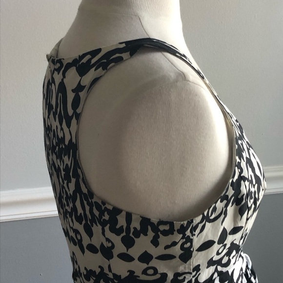 Cynthia Steffe Black & White Tie Front Dress, 2 - Picture 6 of 8